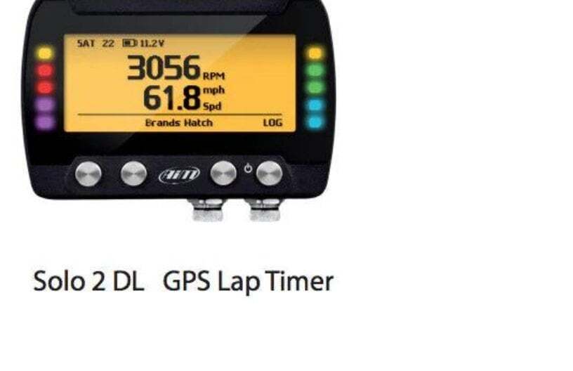 Can-Am · Maverick X3 · AIM Solo 2 DL Data Logger screen