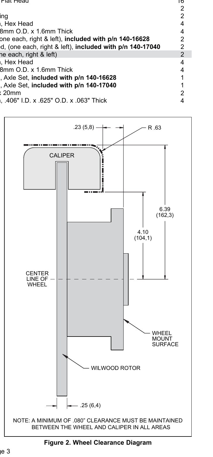 Can-Am Maverick X3 Wilwood Front Brake Kit diagram