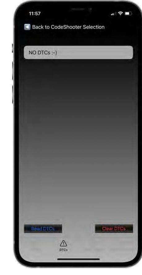 CodeShooter · iPhone / iOS · Setup & Use screen