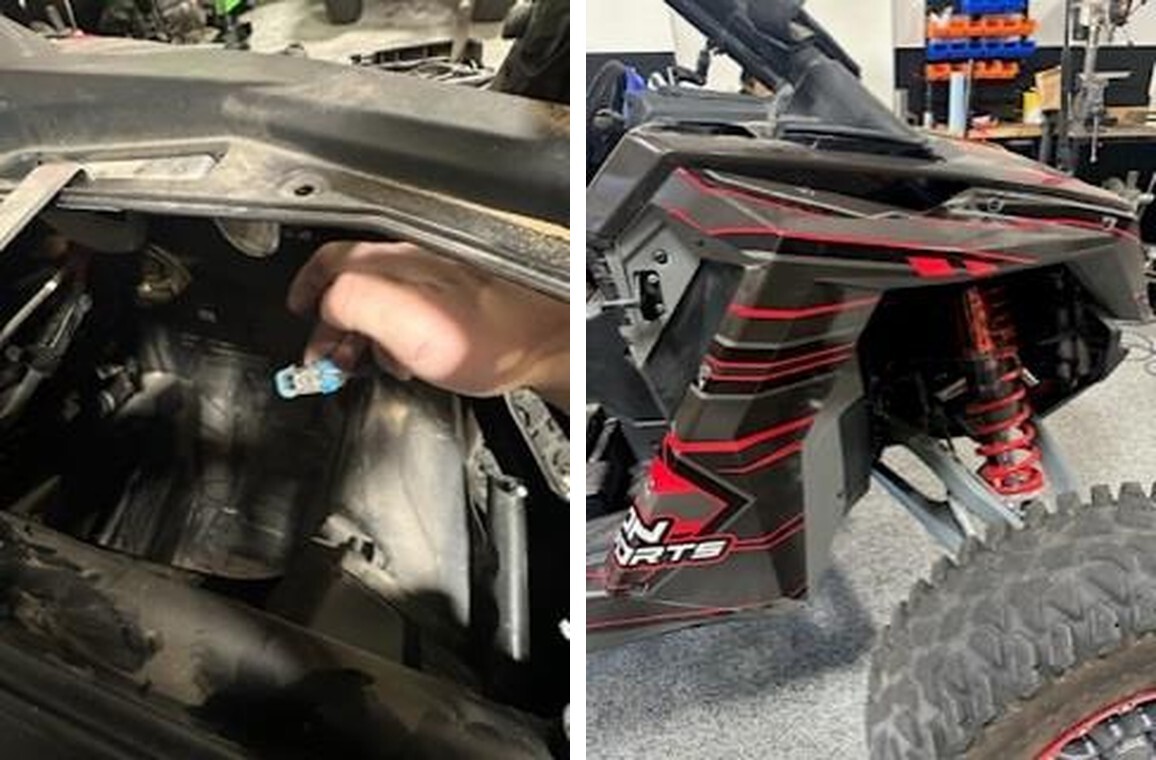 Polaris Pro R (RZR) installation